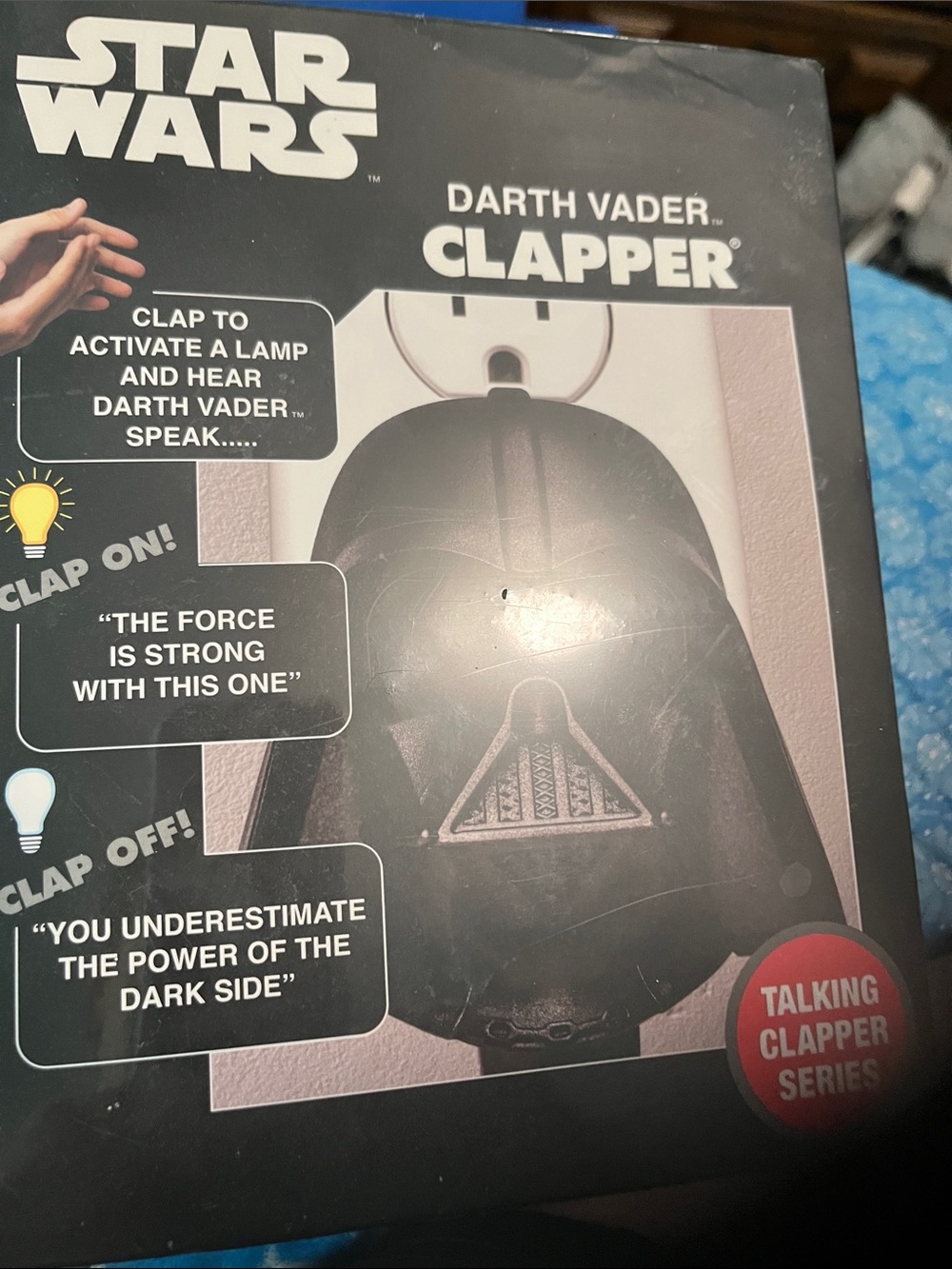 Star Wars Darth Vader Talking Clapper - Black